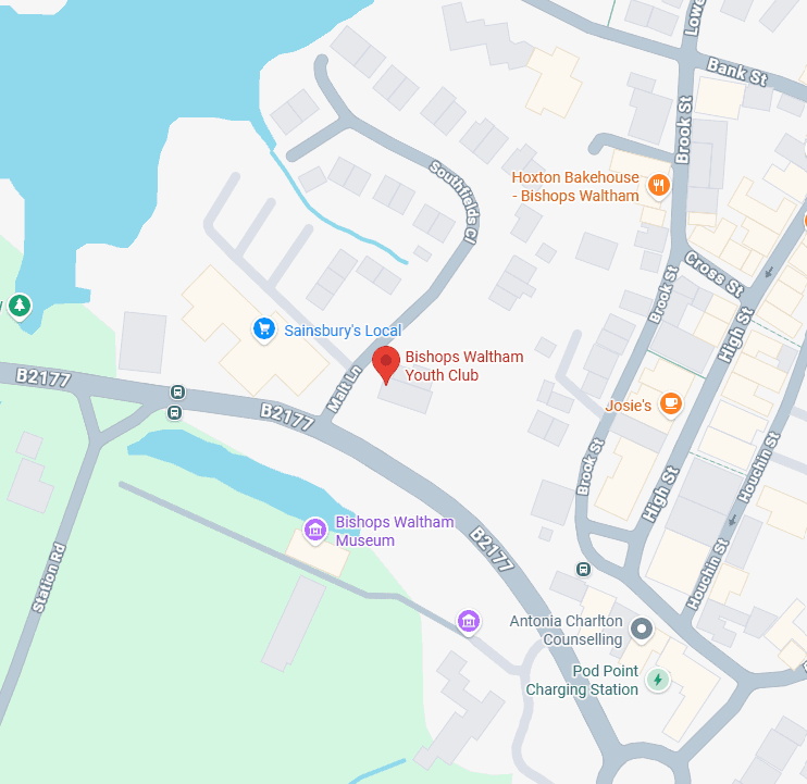 Image of Bishops Waltham Youth Club on Google Maps